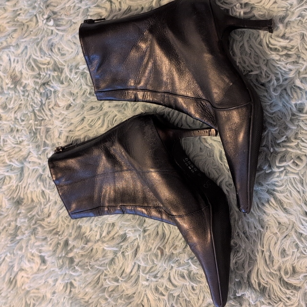 Aldo Black Leather Boots size 36